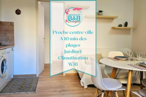 Le Sérénité -clim-wifi-proche centre ville-plages